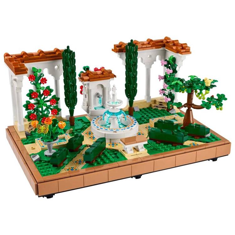 LEGO® Icons Fountain Garden Building Kit