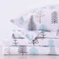 Freshfolds Premium Cotton Flannel Winter Forest 4pc. Sheet Set - image 1