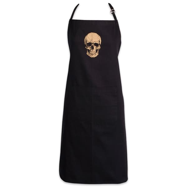 DII(R) Gold Skull Chef Apron - image 