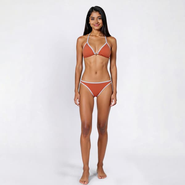 Juniors Mykonos Blue 2pc Coral Triangle Bikini with Charms Set - image 
