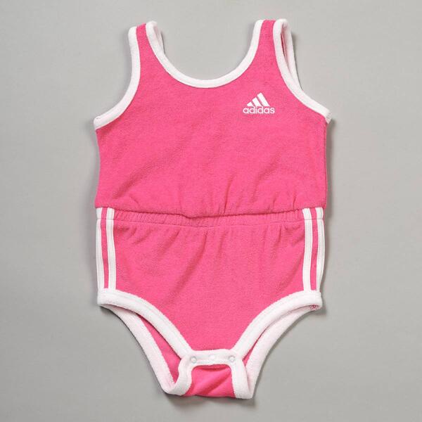 Baby Girl &#40;12-24M&#41; adidas&#40;R&#41; Terry Cloth Tank Romper - image 