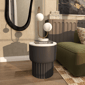 9th & Pike® Modern Black Metal Accent Table - image 9