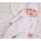 Baby Girl (NB-9M) Little Me® Ballerina Footie Sleeper with Hat - image 2