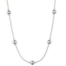Gloria Vanderbilt Silver-Tone Snake Necklace
