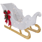 Northlight LED Glittery White Sleigh Outdoor Christmas Décor - image 4
