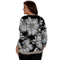 Plus Size Alfred Dunner Travel Advisory Dramatic Floral Sweater - image 2