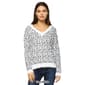 Womens White Mark Leopard Sweater - image 9