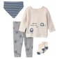 Baby Boy (NB-12M) Carter''s Ib Lion Print Set W/ Bib And Socks - image 1