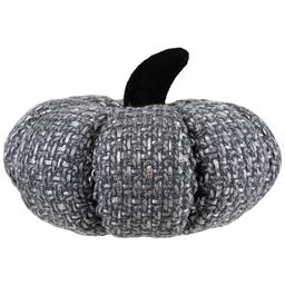 Northlight Grey Knitted Fall Harvest Pumpkin