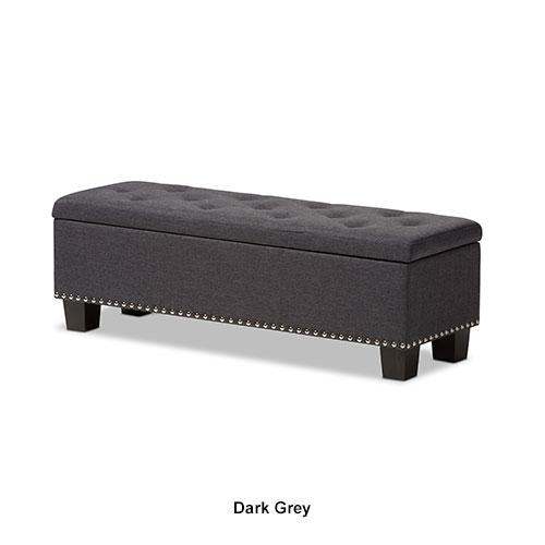 Baxton Studio Hannah Storage Ottoman Bench