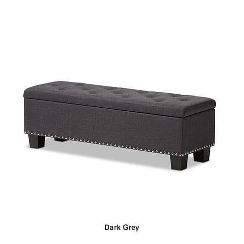 Baxton Studio Hannah Storage Ottoman Bench