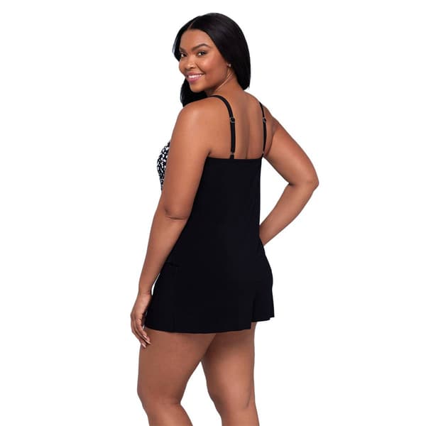 Womens Swimshaper Confetti Dot Ombre Swimsuit Romper