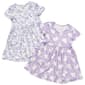 Girls (7-12) Emma & Elsa 2pk. Bunnies /Floral Dresses - image 1