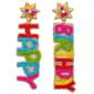 Happy Birthday Multi Color Seed Bead Linear Earrings - image 1