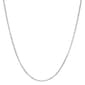 Sterling Silver Diamond Cut Box Chain Necklace - image 1