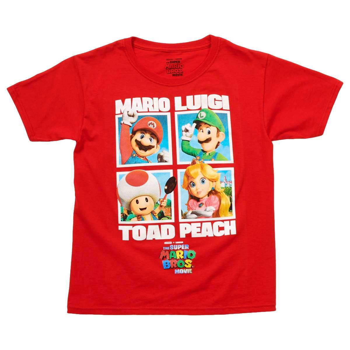 Boys (8-20) Mario Luigi Toad Peach Graphic Tee,New Products : American Fashion Style Bags On Sale