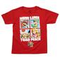 Boys &#40;8-20&#41; Mad Engine Mario Luigi Toad Peach Short Sleeve Tee - image 1