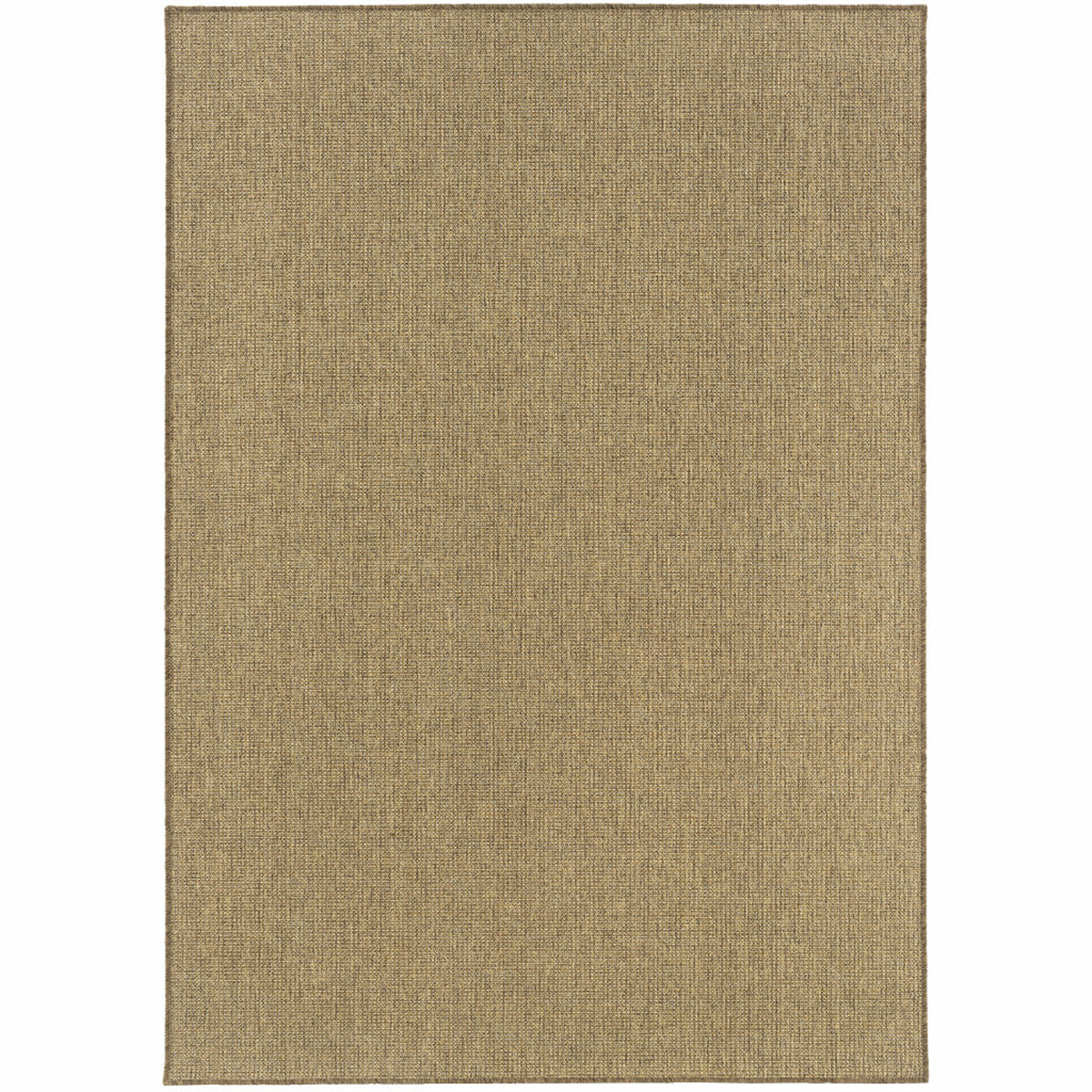 HomeRoots Tan Stain Resistant Indoor/Outdoor Accent Rug