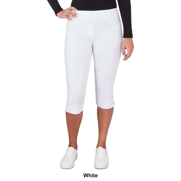 Womens Ruby Rd. Key Items Tech Pull-On Clamdigger Pants