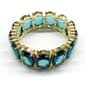 Ashley Cooper(tm) Teal Gemstone Stretch Bracelet - image 1