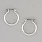 Design Collection Small Silver Hoop Earrings - image 1