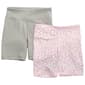 Girls (7-12) 90 Degree(R) by Reflex 2pk. Ombre/Leopard Bike Shorts - image 1