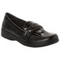 Womens Easy Street Harlow Black Patent Crocodile loafers - image 1