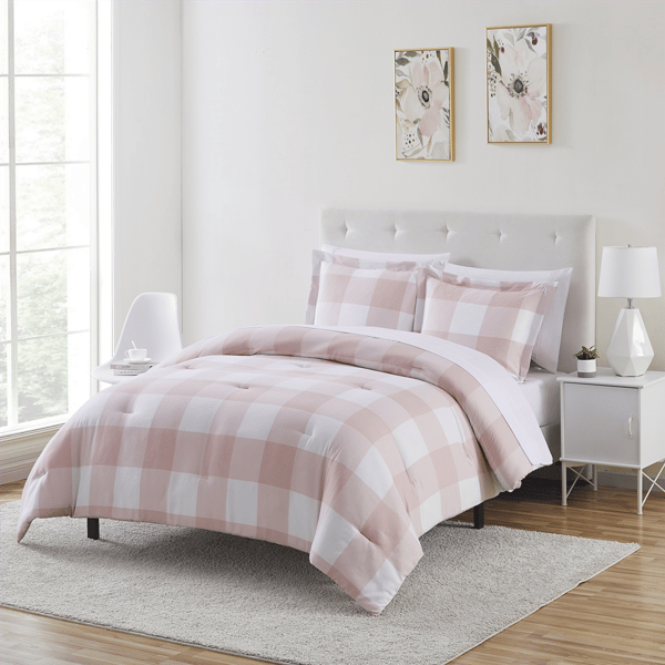 Sweet Home Collection Checkered Bed in a Bag Set - image 