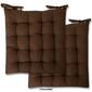 Sweet Home Collection Tufted Cotton Chair Pad Cushion - image 4