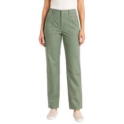 Womens Zac & Rachel Solid Pullon Light Weight Slub Twill