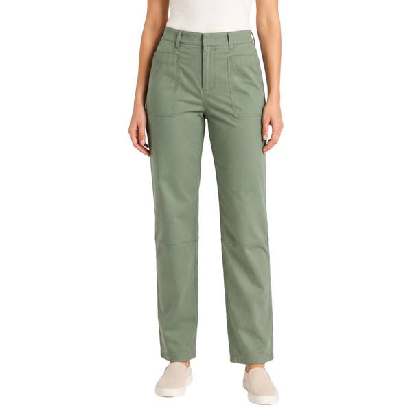 Womens Zac & Rachel Solid Pullon Light Weight Slub Twill - image 