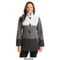 Womens d.e.t.a.i.l.s Faux Wool Color Block Coat - image 4