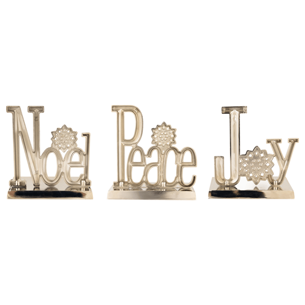 Northlight 3pc. Peace, Joy, & Noel Christmas Stocking Holders