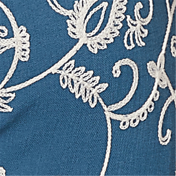 Petite Skye’s the Limit Summer Spice Embroidery Wide Leg Pants