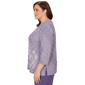 Plus Size Alfred Dunner Grand Bazaar Floral Embroidery Sweater - image 4