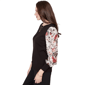 Petite Emaline Dusted Petals Floral Bishop Sleeve Sweater - image 4