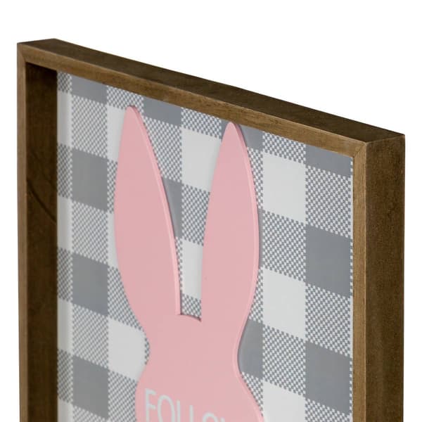 Northlight Seasonal Follow the Bunny Easter Wall Sign