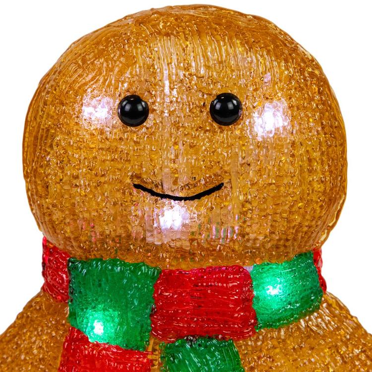 Northlight Seasonal 14in. LED Gingerbread Man Outdoor Décor