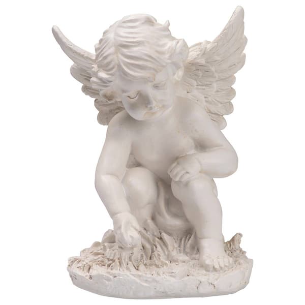 Northlight Seasonal Reaching Cherub Angel Garden Statue