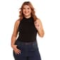 Juniors Plus Cotton Candy Mock Neck Tank Bodysuit - image 1