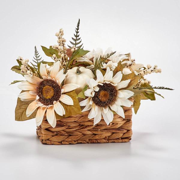 White Pumpkin Basket - image 