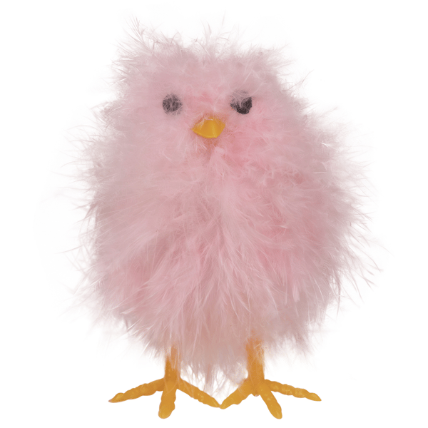 Northlight Furry Pink Chicks Easter Figurines - Set of 3