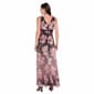 Womens R&M Richards Sleeveless Ombre Floral Crinkle Evening Gown - image 2