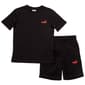 Boys (8-20) Puma(R) Tee & Knit Short Set - Black - image 1
