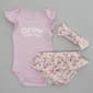Baby Girl (NB-9M) Rene Rofe(R) Grow Bodysuit & Floral Bloomers Set - image 1