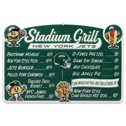 Open Road Jets Stadium Grill Wall Decor