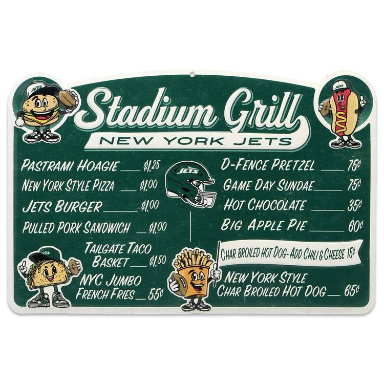 Open Road Jets Stadium Grill Wall Decor