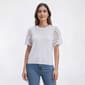 Womens Nanette Lepore Short Cut Out Sleeve Solid Sweater - image 2