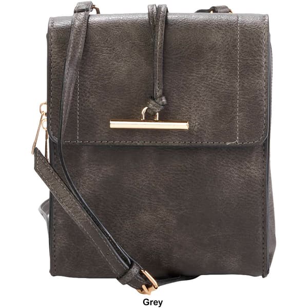 DS Fashion NY Solid Organizer Crossbody