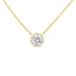 Diamond Classics&#40;tm&#41; Yellow Gold 1/5ctw. Diamond Bezel Pendant - image 1